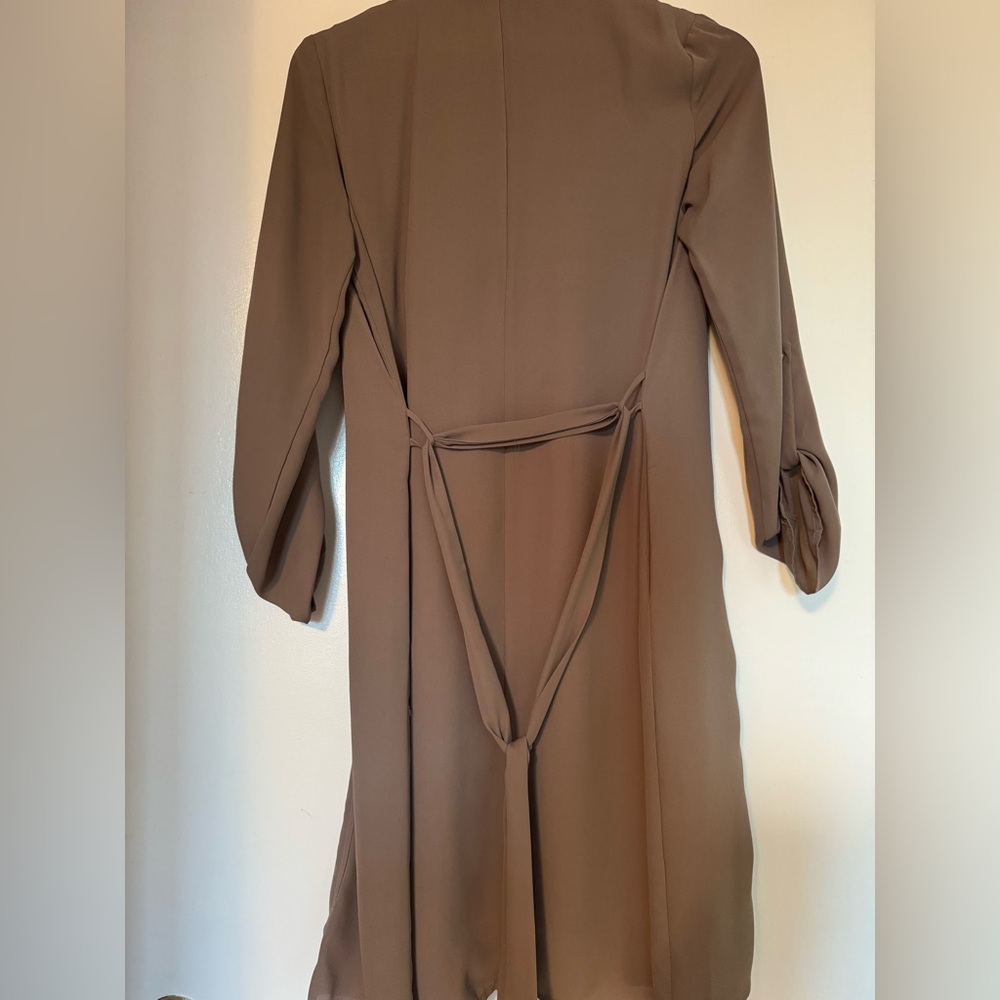 Silk overcoat